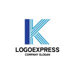 画像1: 洗練されたストライプが特徴的な、Kのロゴ (1)