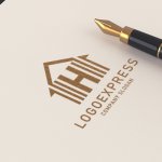 画像12: 温もりと安心感を届ける、Hをモチーフにした家のロゴ (12)