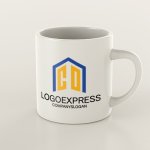 画像8: 安心と未来を築く、CDをモチーフにした家のロゴ (8)