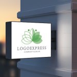画像9: 調和と成長を象徴する、ロータスと人々のロゴ (9)