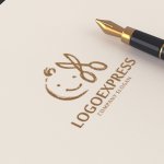 画像12: 子供の笑顔を彩る、手書き風のヘアサロンロゴ (12)