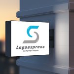 画像9: 洗練されたテクノロジーを表現する、S字型のロゴ (9)