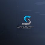 画像11: 洗練されたテクノロジーを表現する、S字型のロゴ (11)