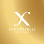 画像4: エレガントな筆記体Xロゴ (4)