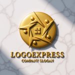 画像13: Y字型の人と家のロゴ (13)
