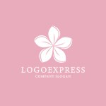 画像4: 春の訪れを告げる優美な桜のロゴ (4)