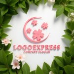 画像12: 春の訪れを告げる桜の優雅なロゴ (12)