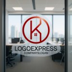 画像8: スタイリッシュな不動産Kロゴ (8)