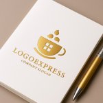 画像6: 家とコーヒーのロゴ (6)