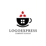 画像3: 家とコーヒーのロゴ (3)