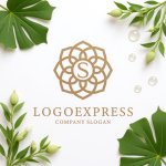 画像9: 優雅さと調和を紡ぐSのロゴ (9)