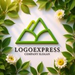 画像12: 自然と成長を象徴する、山をモチーフにしたロゴ (12)