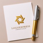 画像6: 結束力と推進力を象徴する、幾何学的な星のロゴ (6)