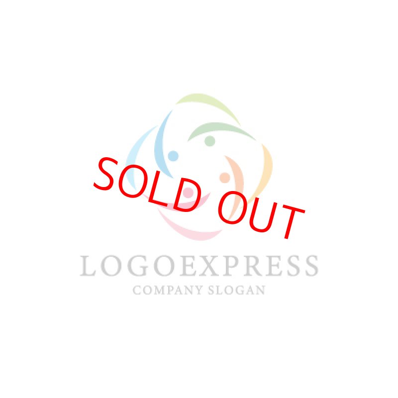 画像1: 多様な人々の協力のロゴ (1)