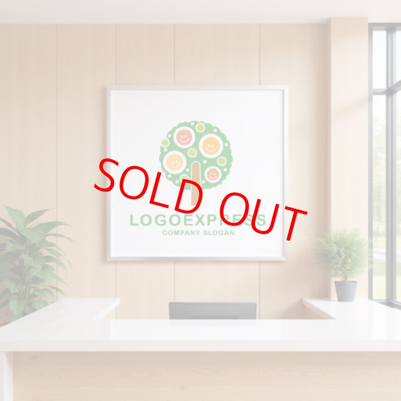 画像13: 笑顔が実る温かい木のロゴ (13)