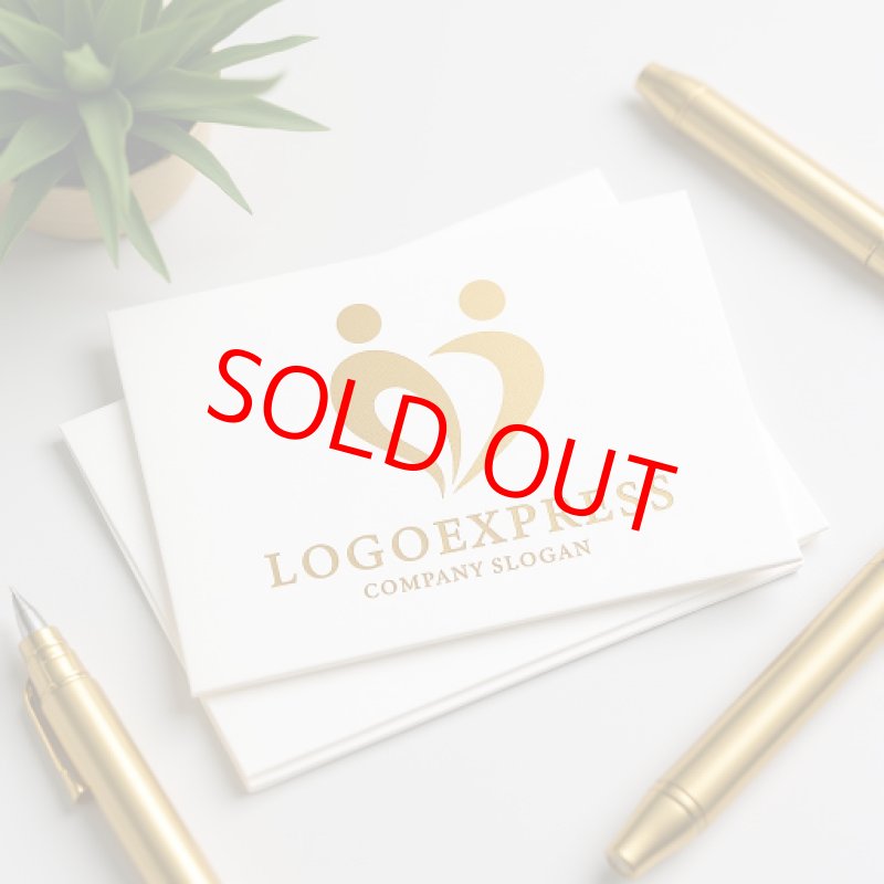 画像16: ハートと人が調和するロゴ (16)