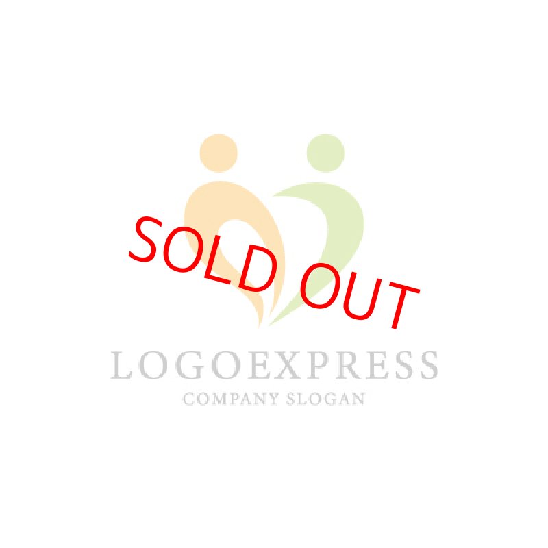 画像3: ハートと人が調和するロゴ (3)