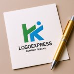 画像14: YKと人を組み合わせたロゴ (14)