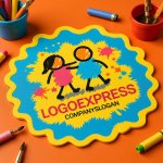 画像8: かわいい2人の子供たちのロゴ (8)