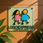 画像11: かわいい2人の子供たちのロゴ (11)