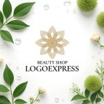 画像9: 優雅な花模様のロゴ (9)