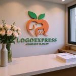 画像8: 犬と猫の桃のロゴ (8)