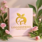 画像10: 犬と猫の桃のロゴ (10)