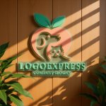 画像11: 犬と猫の桃のロゴ (11)