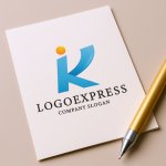 画像14: スタイリッシュな K のロゴ (14)