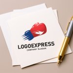 画像6: スピードボクシンググローブのロゴ (6)