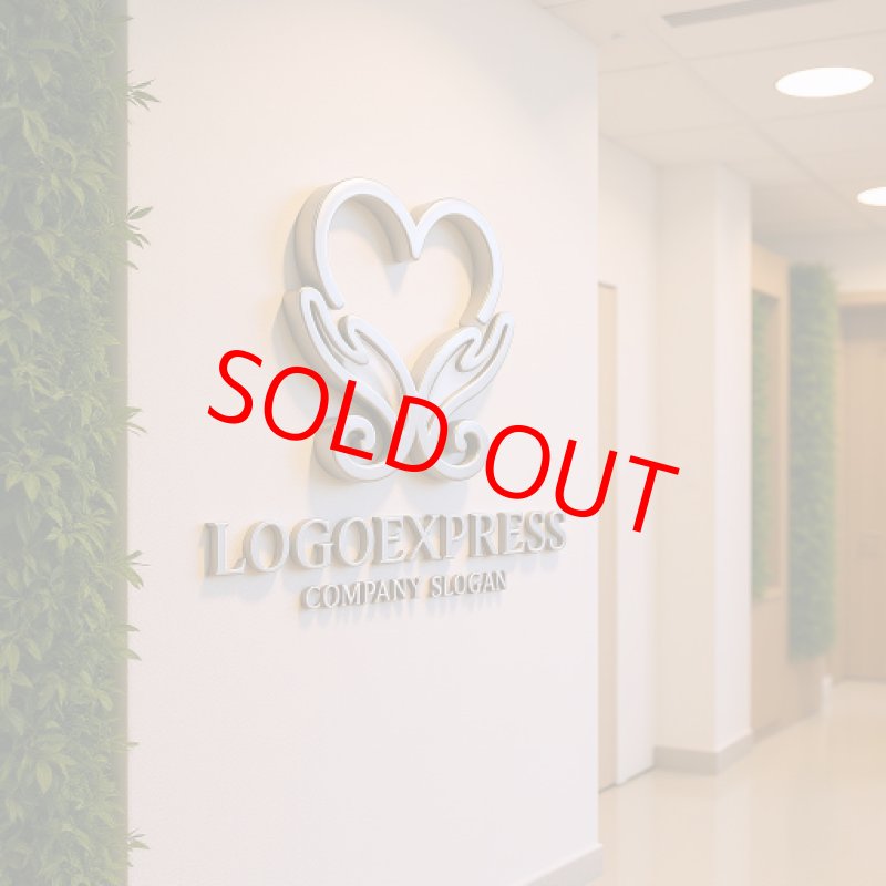 画像15: 優しさ溢れるハートのロゴ (15)