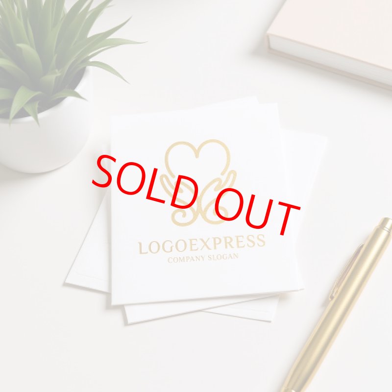 画像16: 優しさ溢れるハートのロゴ (16)