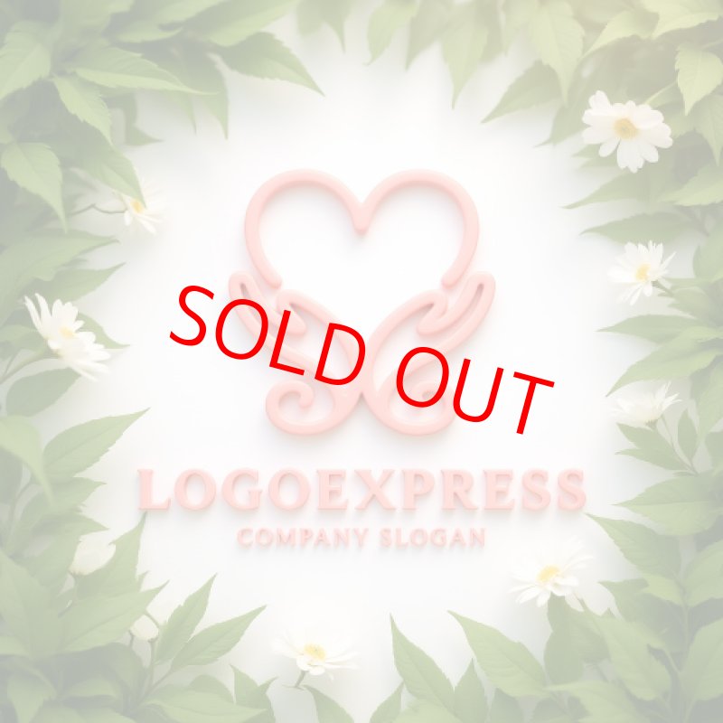 画像12: 優しさ溢れるハートのロゴ (12)