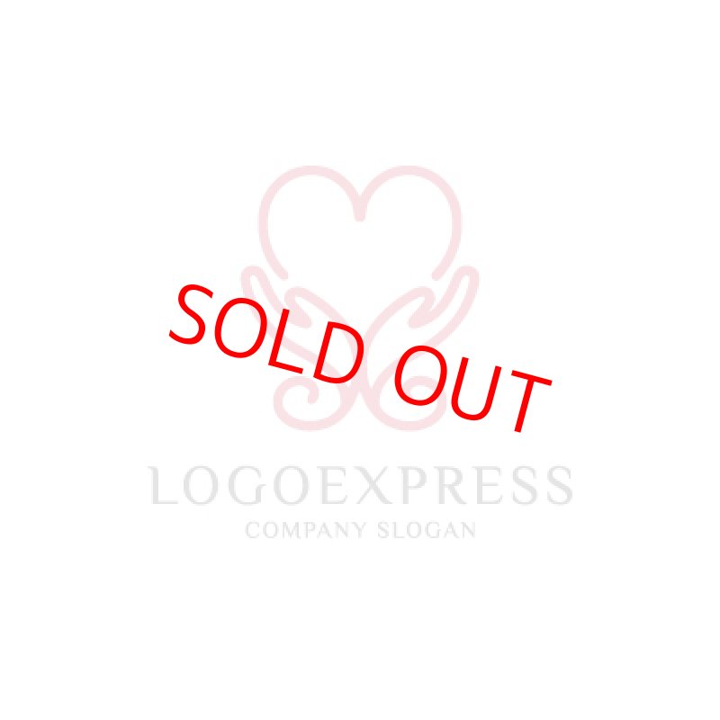 画像1: 優しさ溢れるハートのロゴ (1)