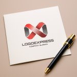 画像14: 無限の可能性が交差する力強いXのロゴ (14)