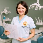 画像7: C 太陽と医療の十字架のロゴ (7)