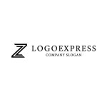 画像2: シャープで現代的なZロゴ (2)