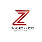 画像3: シャープで現代的なZロゴ (3)