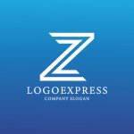 画像4: シャープで現代的なZロゴ (4)