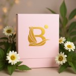 画像10: B字の帆船と波のロゴ (10)