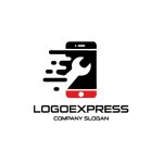 画像3: スマホ修理のロゴ (3)