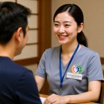 画像13: ハートの葉っぱと人の癒しロゴ (13)