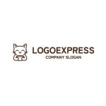 画像2: コーヒーを持つ猫のロゴ (2)
