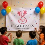 画像15: 可愛いうさぎのロゴ (15)