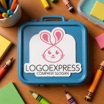 画像11: 可愛いうさぎのロゴ (11)