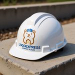 画像7: かわいい建設クマのロゴ (7)