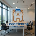 画像8: かわいい建設クマのロゴ (8)