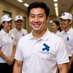 画像14: 幾何学的な正六角形の組み合わせロゴ (14)