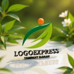 画像12: 生命を育む葉と人のロゴ (12)