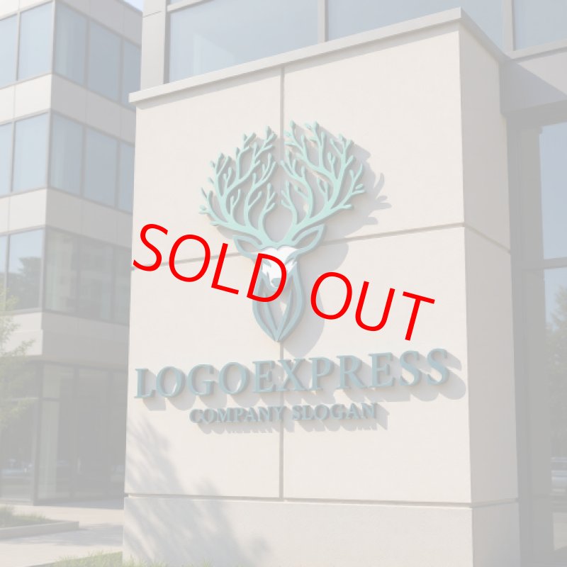 画像8: 生命の樹を冠する鹿のロゴ (8)